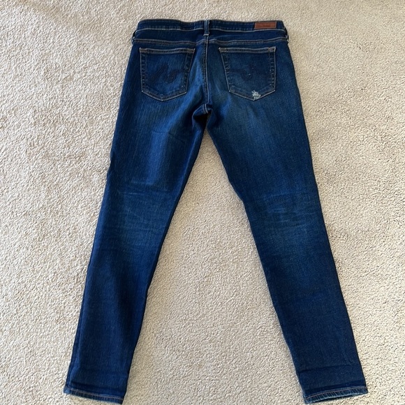 AG the legging skinny ankle super skinny distressed jeans 30R - Picture 7 of 7